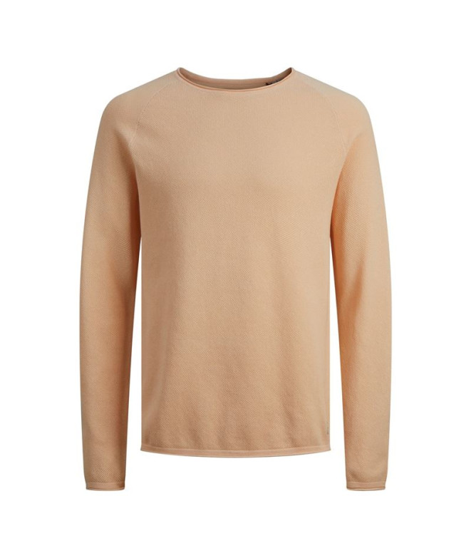 Sweat Homme Jack & Jones Ehill Knit Apricot Ice