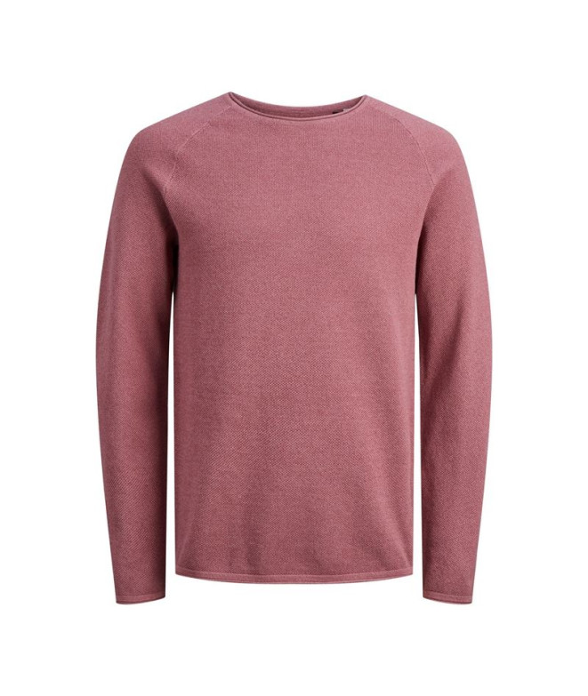 Moletom Homem Jack & Jones Ehill Knit Mesa Rose