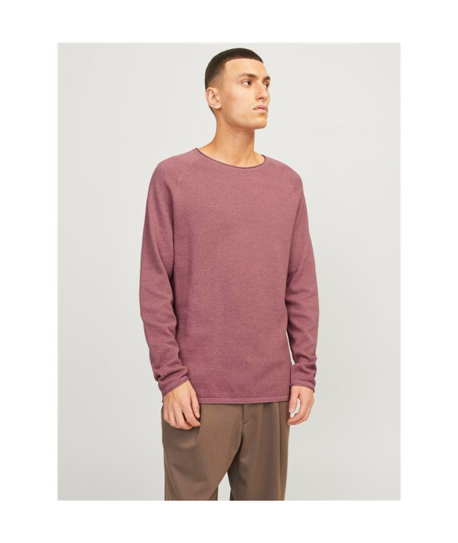 Moletom Jack & Jones Ehill Knit Homem Mesa Rose