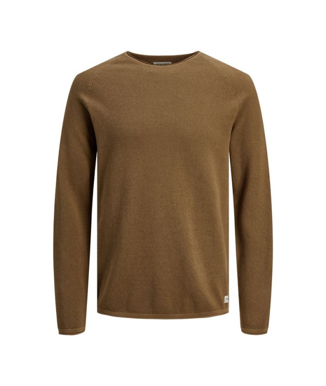 Moletom Homem Homem Jack & Jones Ehill Knit Otter