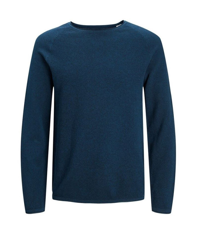 Moletom Homem Jack & Jones Ehill Knit Sailor Blue