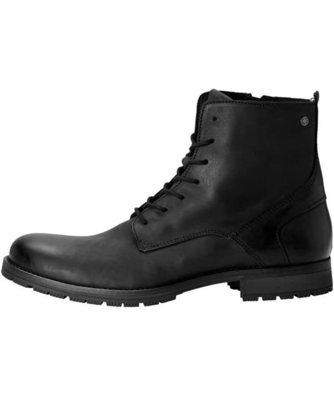 Chaussures Homme Jack & Jones Jfworca Leather Anthracite Anthracite