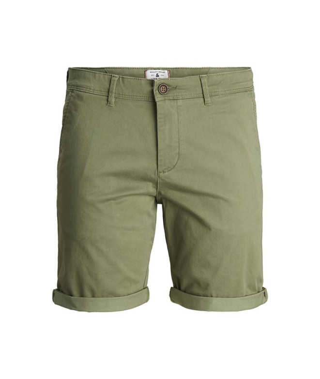 Calça Homem Jack & Jones Jpstbowie Solid Deep Lichen Green