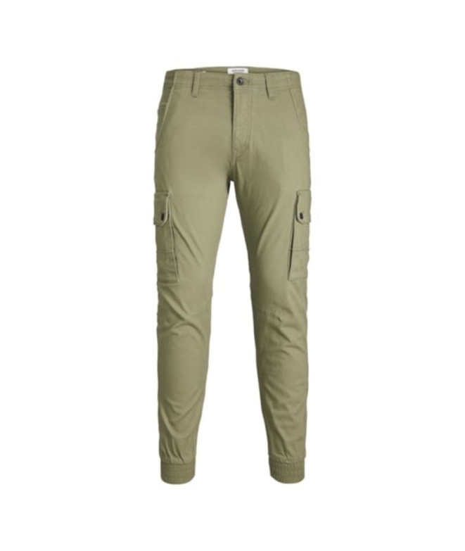 Calça Homem Jack & Jones Paul Warner Akm 111 Olive Night