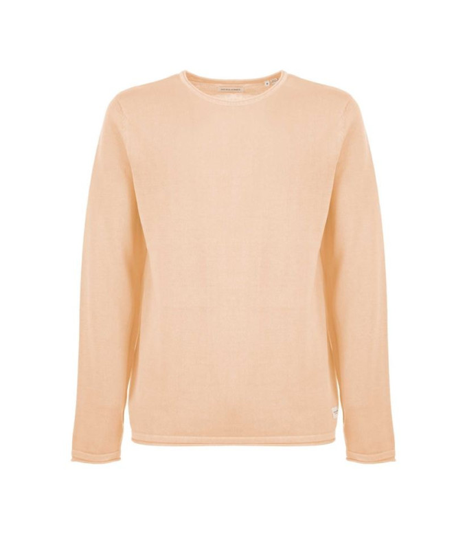 Moletom Homem Jack & Jones Eleo Knit Apricot Ice