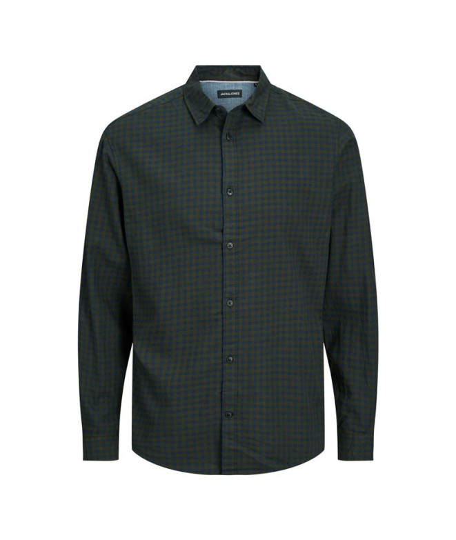 Homme Jack & Jones Chemises Jack & Jones Egingham Twill Forest Night