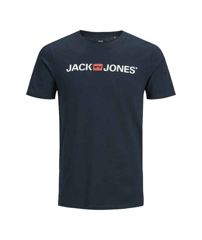 T-shirt Homme Jack & Jones corp Logo Navy Blazer