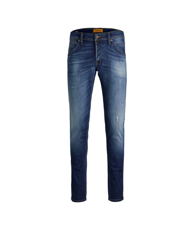Pantalón Jack & Jones iglenn fox Ge 348 Hombre Blue Denim