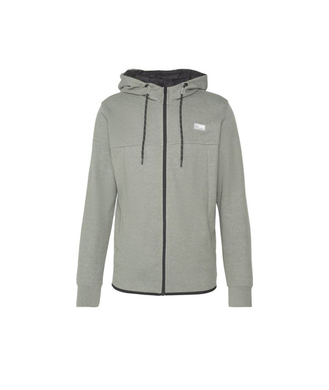 Sweat Jack and Jones Jcoair Zip. Homme Sauge du désert