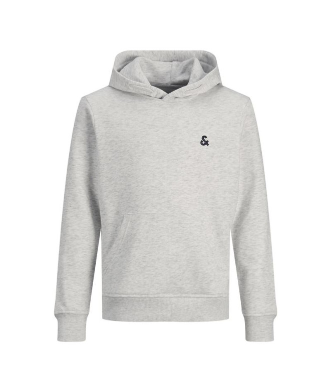 Moletom Infantil Jack &Jones Estar Roof Branco Melange