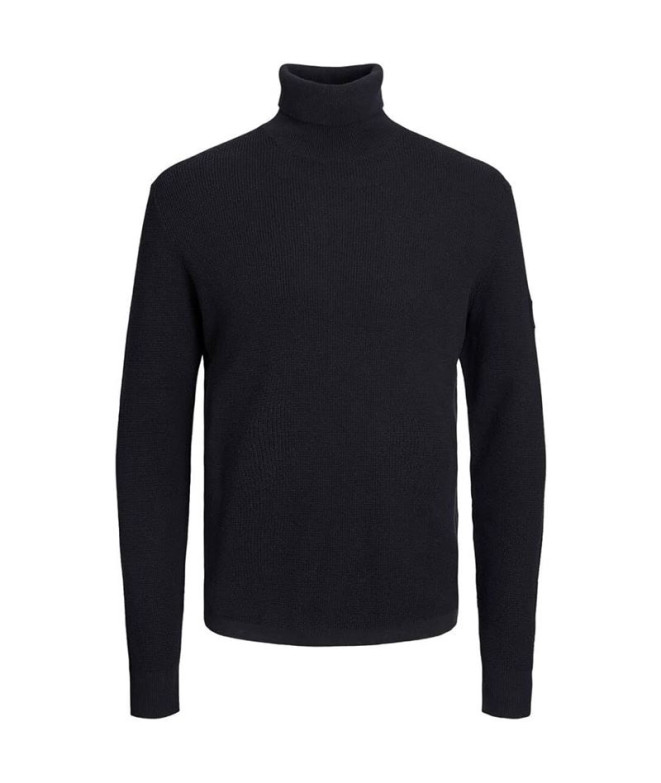 Moletom Homem Jack & Jones Jcoclassic Waffle Knit Preto