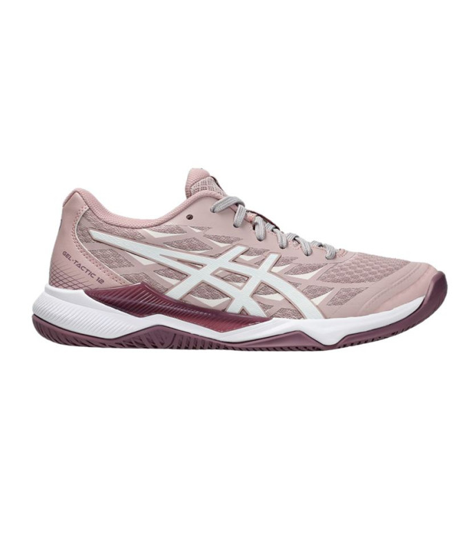 Chaussures Handball Gel Femme by ASICS -Tactic 12 Rose