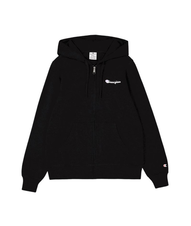 Chaqueta Champion Full Zip Sweatshirt Hombre Negro