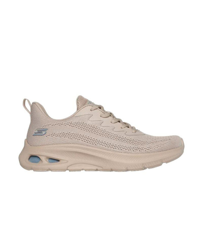 Sapatilhas Skechers Bobs Unity Tan Engineered Knit (malha de engenharia) Mulher