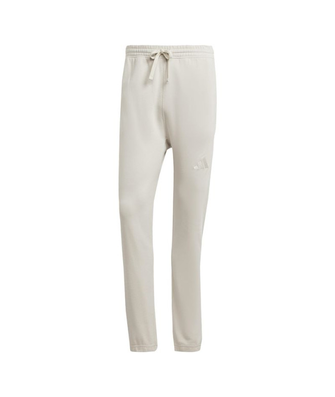 Pantalones adidas All Szn French Terry Regular Tapered Hombre Beige