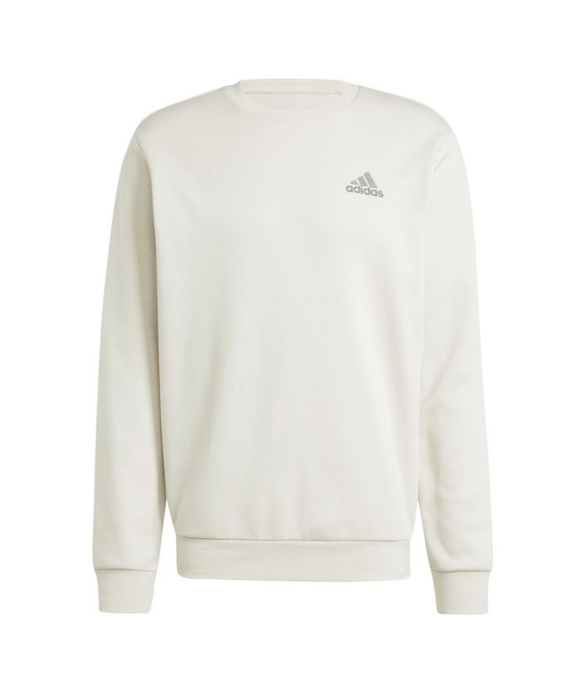 Sudadera adidas Essentials Fleece Hombre Beige