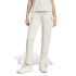 Pantalons adidas Femme Essentials - Petit logo Feel Cozy - Ourlet ouvert - Beige