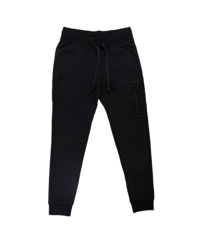 Pantalón Champion Rib Cuff Pants Hombre Negro