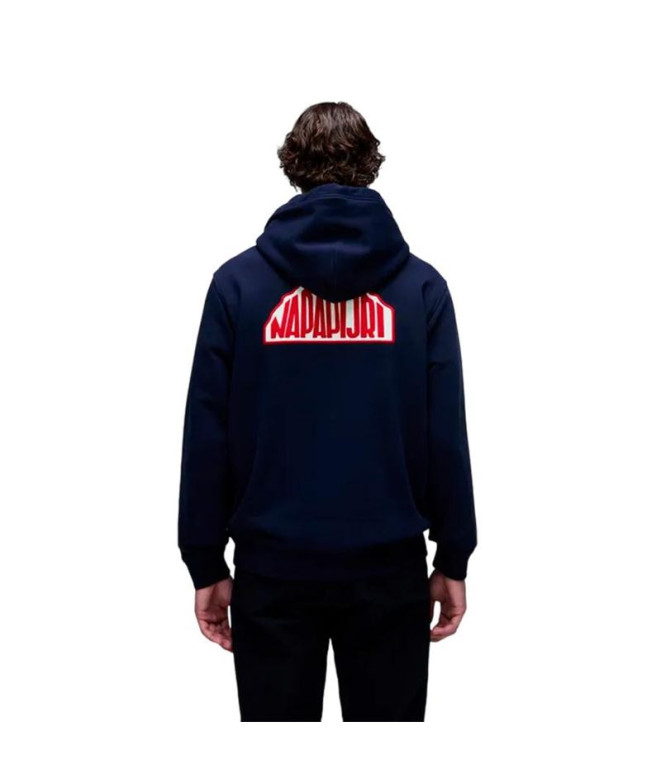 Sweat Napapijiri B-Linth H Bleu marine Homme