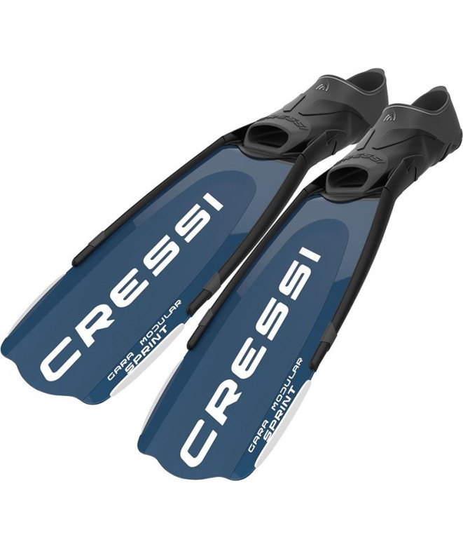 Mergulho Unissex Barbatana Cressi Gara Modular Sprint Azul