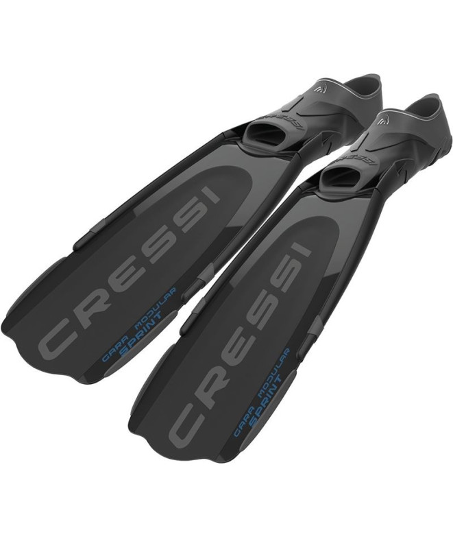 Aleta de Buceo Cressi Gara Modular Sprint Unisex Negro
