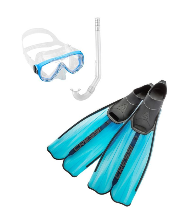 Kit de Buceo Cressi Rondinella Aguamarina