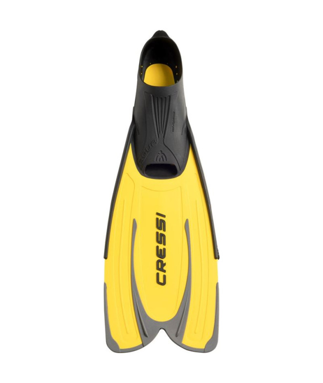 Mergulho Unissex Cressi Water Fin Amarelo