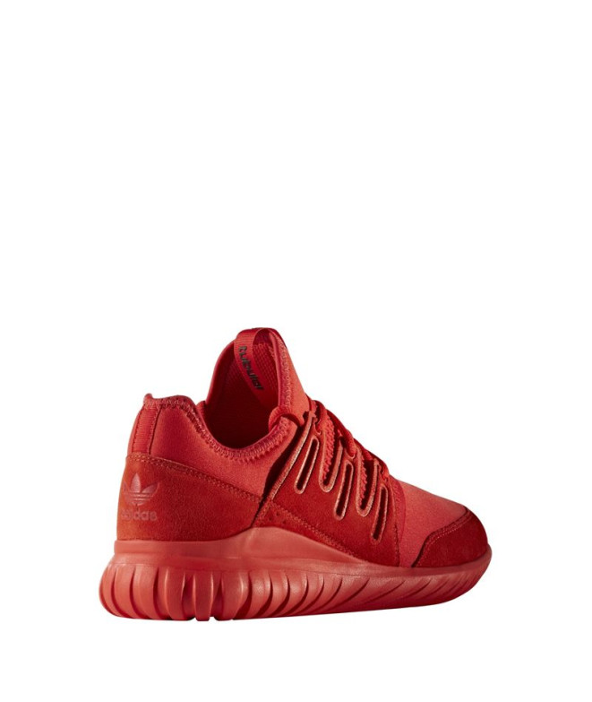 Adidas originals mens shop tubular radial trainers red