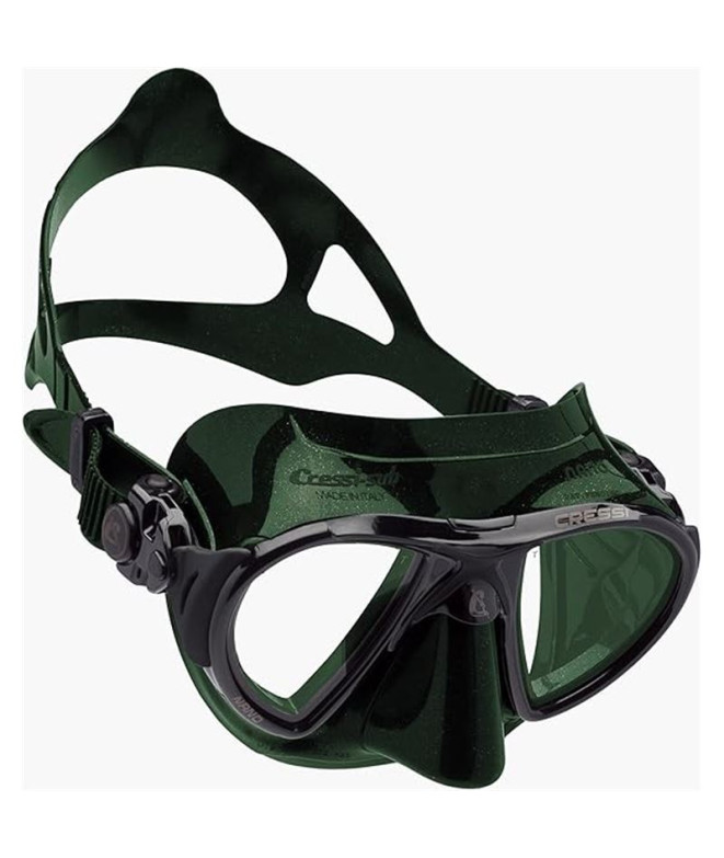 Máscara para Buceo Cressi Nano Unisex Verde-Negro