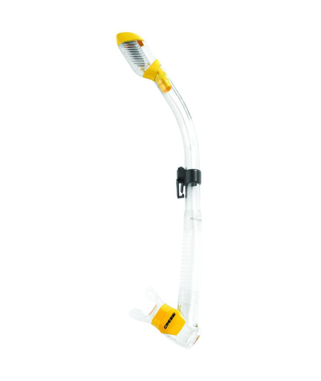 Unisexe Cressi Dry Breathing Tube Clear-Yellow