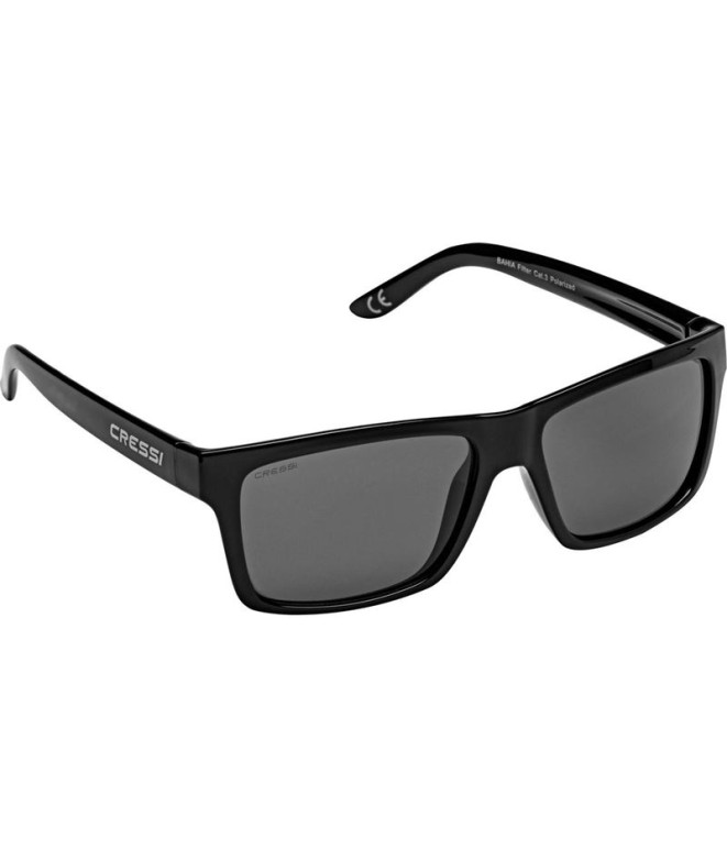 Lunettes de protection Bahia de Cressi, lentille noire-fumée