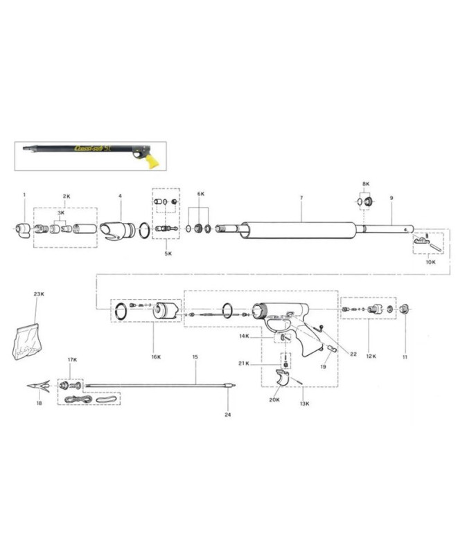 Cressi Sl C/R Anel de vedação e junta Sl C/R