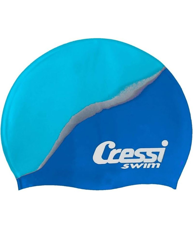 Bonnet natation Enfant by Cressi Silicone Bleu roi