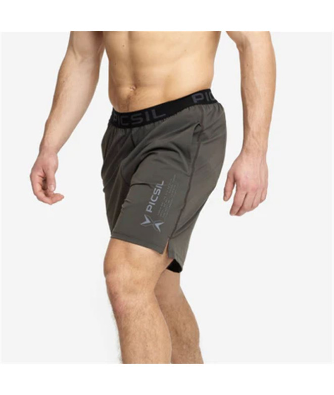 Calça Picsil Man Short Premium 0.1. Homem Verde Escuro