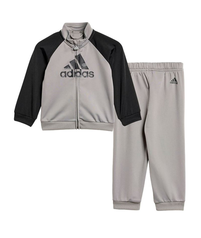 Conjunto adidas Essentials Printed Infantil Gris