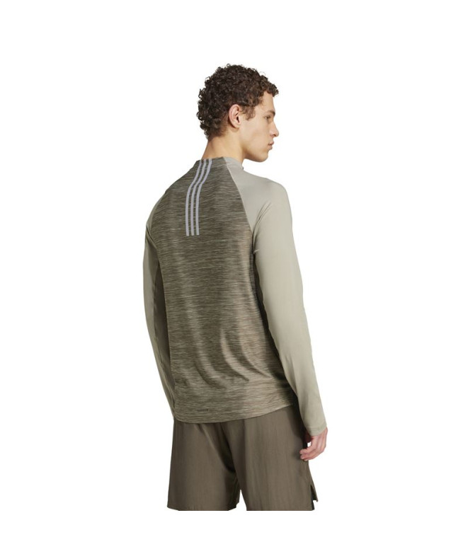 Camiseta Fitness Homem de Gym+ 3 Band 1/4Zip...