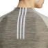 Camiseta Fitness Homem de Gym+ 3 Band 1/4Zip Castanho