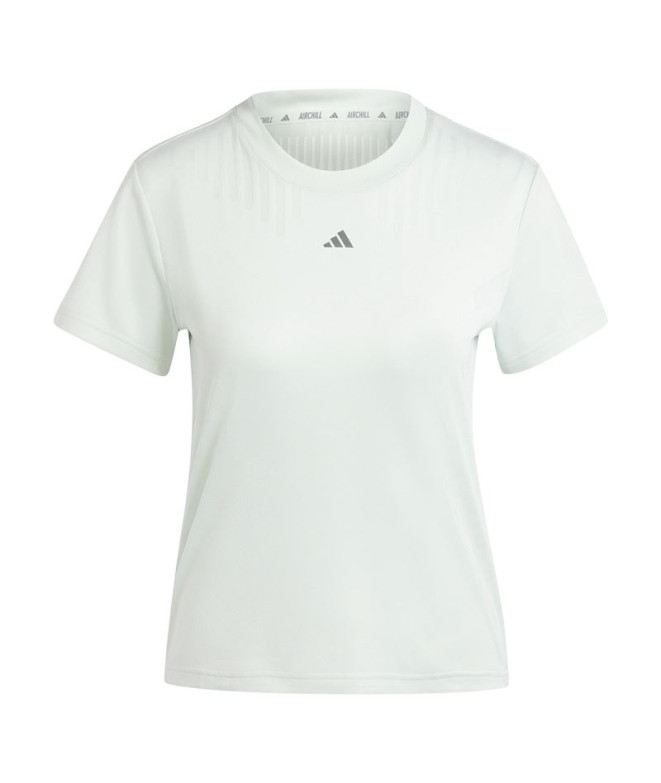 Camiseta de Fitness Hr Hiit Airch Mujer Verde