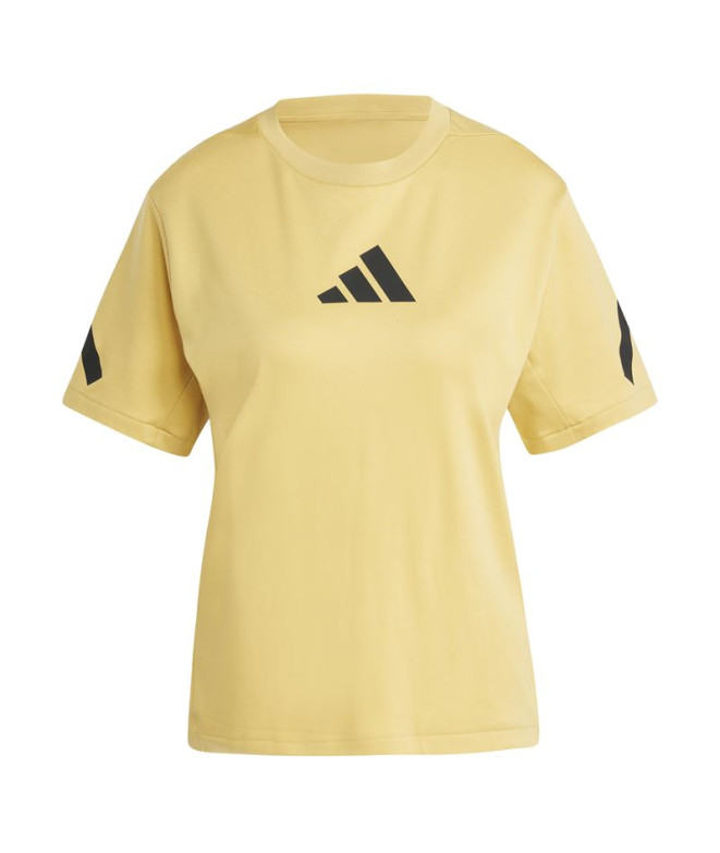 Camiseta adidas Z.N.E. Mujer Avena
