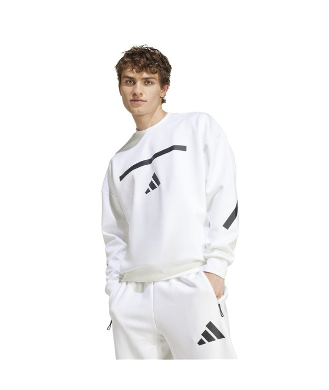 Moletom adidas Homem Z.N.E. Branco