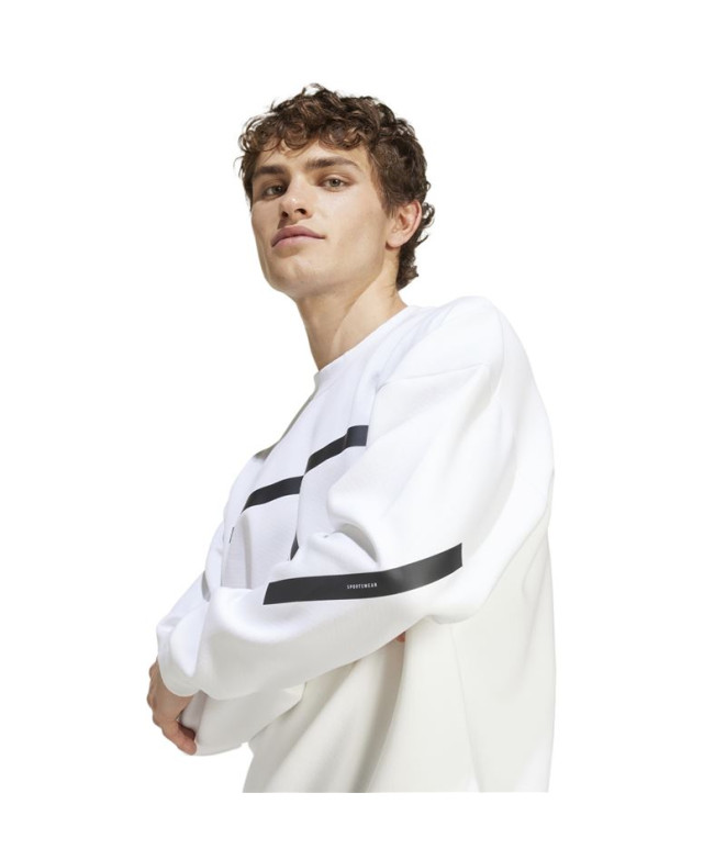 Sweat adidas Homme Z.N.E. White