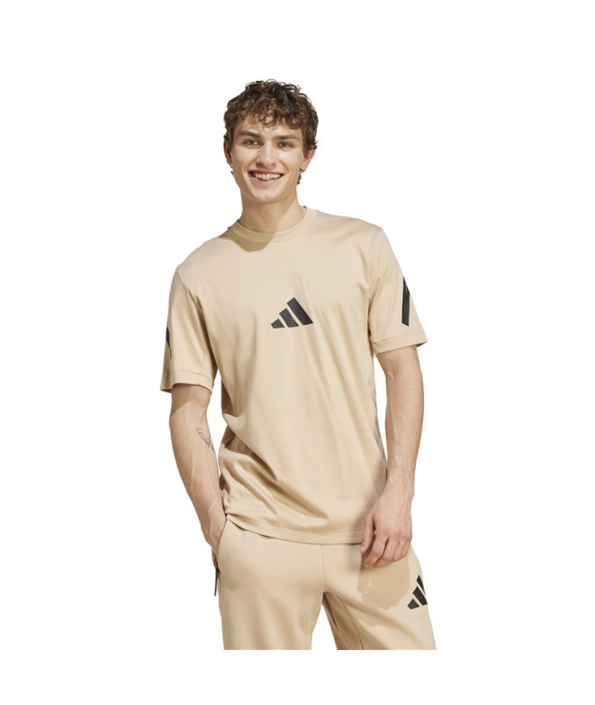 Camiseta adidas Z.N.E. Hombre Beige