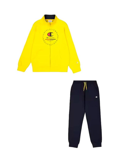 Conjunto Champion Infantil Fato de treino amarelo