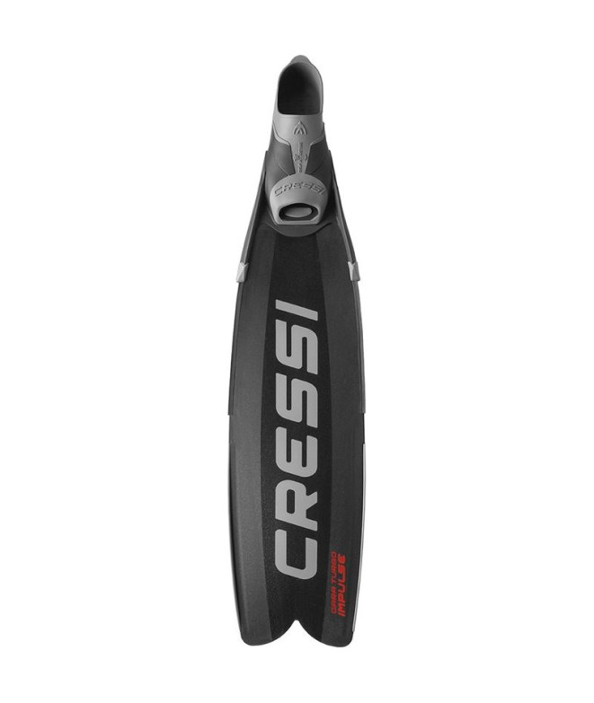 Aleta de Buceo Cressi Gara Turbo Impulse Unisex Negro