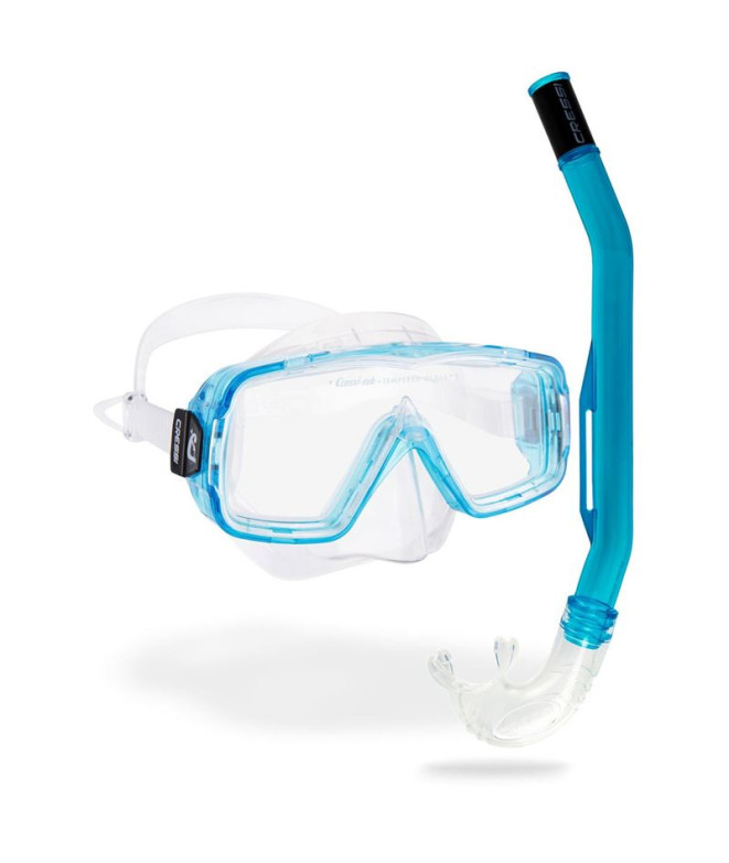 Kit de Buceo Cressi Sirena Transparente Aguamarina