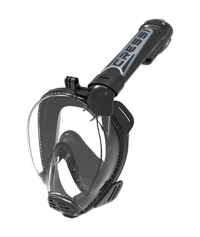 Máscara Facial de Buceo Cressi Duke Action Unisex Dark Negro
