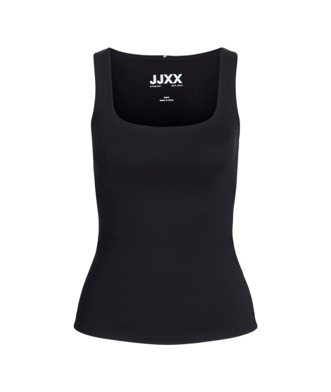 Camiseta Mulher Jack & Jones Jxsaga Sl Reversível Preto