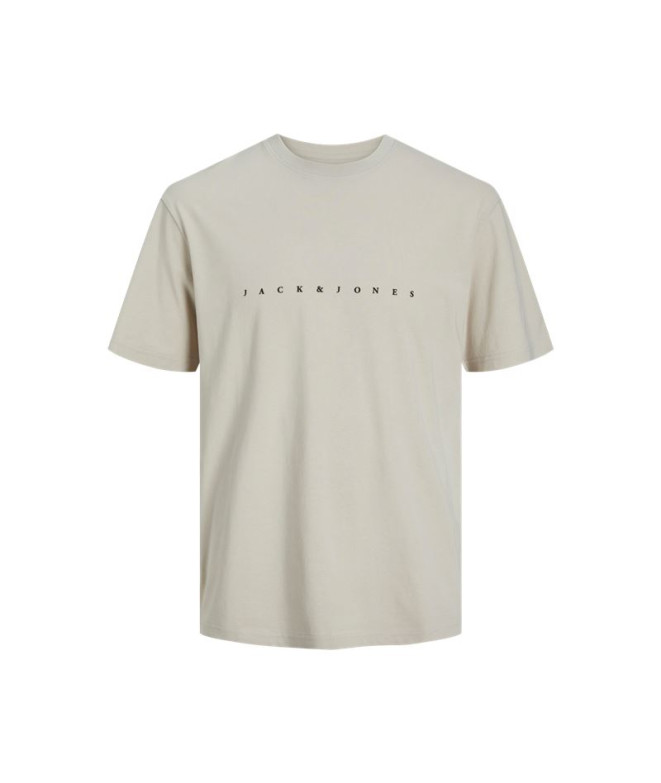 Camiseta Homem Jack & Jones em Moonbeam