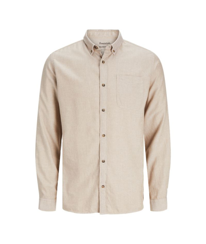 Camisa Homem Jack & Jones classic Melange Oatmeal