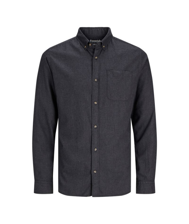 Camisa Jack & Jones eclassic Melange Hombre Dark Grey Melange